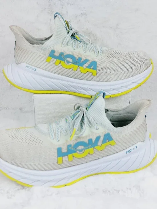 Hoka One One Carbon X 3 Men's Billowing Sail/Evening Primrose Running Shoes 9.5D - Picture 2 of 12